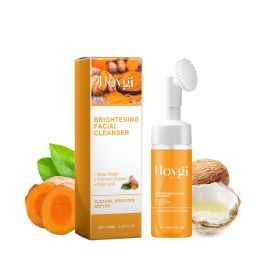 Turmeric cleanser deeply cleans facial skin, lightens acne marks, moisturizes and brightens skin