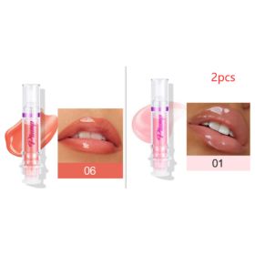 New Tube Lip Rich Lip Color Slightly Spicy Lip Honey Lip Glass Mirror Face Lip Mirror Liquid Lipstick (Option: Set11)