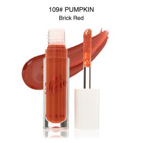 Solid Jelly Lipstick Crystal Lip Balm Water Wave Mirror Lip Gloss Long Lasting Moisturizing Lip Glaze Lip Care Makeup (Option: 109PUMPKIN)